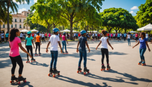 découvrez nos cours de roller et d'activités urbaines en république dominicaine : apprenez à patiner, amusez-vous en ville et vivez des expériences uniques avec des professionnels passionnés. réservez votre place dès aujourd'hui !