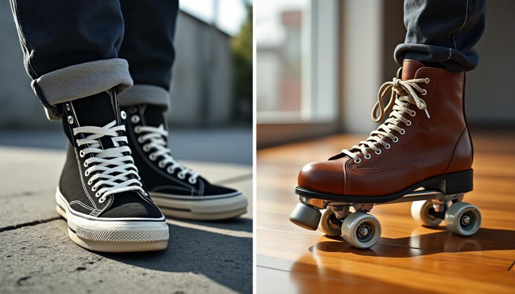 découvrez les différences entre les chaussures pour skate et roller pour choisir le modèle idéal adapté à votre pratique et garantir confort et performance.