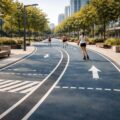 découvrez comment aménager une piste de roller avec un revêtement sport court durable et un marquage urbain watco pour un espace urbain sécurisé et esthétique.