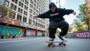 découvrez le retour tendance du look baggy dans la mode de la glisse urbaine, alliant confort et style décontracté pour vos aventures en ville.