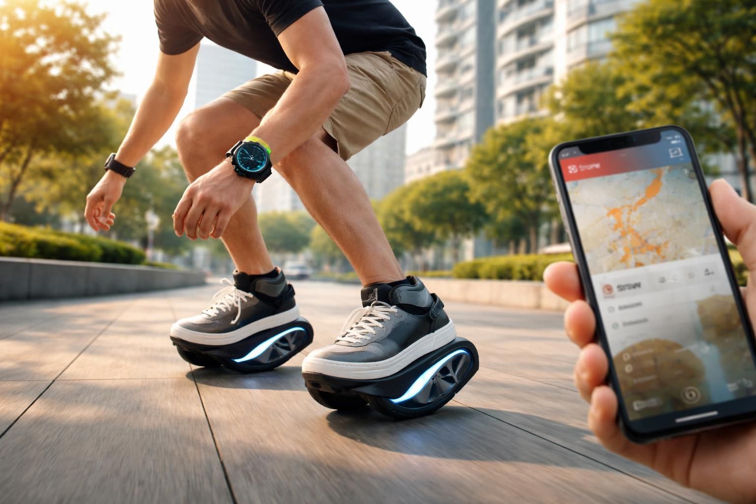 découvrez le roller connecté avec les patins électriques segway drift, les montres fitness garmin et les applications strava pour une expérience sportive innovante et connectée.